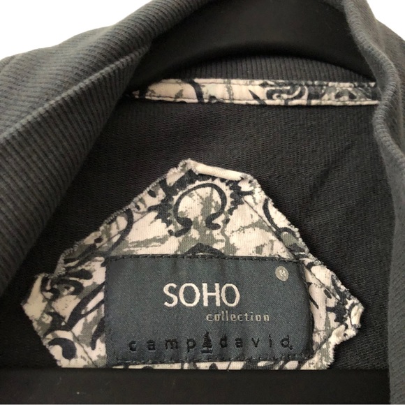 Vintage Camp David Hoodie - black - size medium - Picture 6 of 7